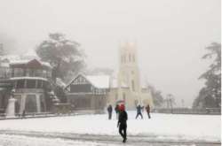 The snow-cloaked wonderland--Shimla?