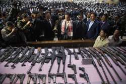 644 militants surrender with arms in Guwahati, Assam