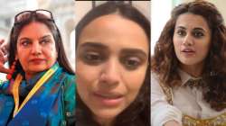 Swara Bhaskar, Shabana Azmi, Taapsee Pannu and other celebs condemn violence at JNU