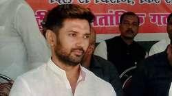 A file photo of Chirag Paswan