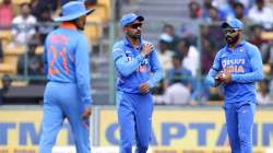 Dhawan was taken off the field in the fifth over of the game at the M Chinnaswamy Stadium.