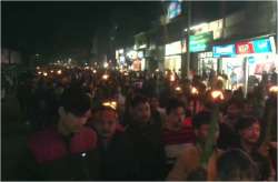 File Image of Dibrugarh University students protesting Citizenship (Amendment) Act