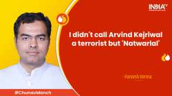 If Kejriwal stands with all Muslims, I stand with all Hindus: Parvesh Verma at Chunav Manch