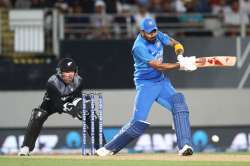 KL Rahul in action against New Zealand in 2nd T20I