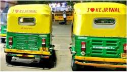 Auto driver fined Rs 10,000 challan for ‘I love Kejriwal’ message; Delhi govt, police issued notices