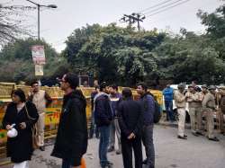 A day after violent attack on students, eerie silence haunts JNU campus