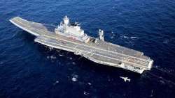 Light Combat Aircraft lands on INS Vikramaditya