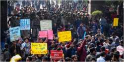 ABVP-led DUSU puts up posters on North Campus blaming Left for JNU violence