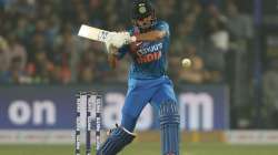 Manish Pandey in action against New Zealand