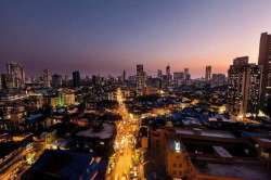 Looking down on a Mumbai neighbourhood from a high-rise (file photo)