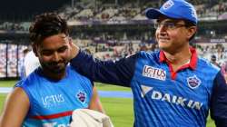 Rishabh Pant with Sourav Ganguly