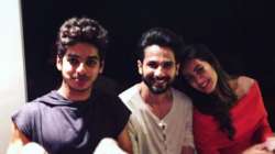 Ishaan Khatter, Shahid Kapoor, Mira Rajput