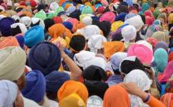 Sikh pilgrims, Panja Sahib, Pakistan, Baisakhi, 