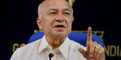 A file photo of veteran Congress leader Sushil Kumar Shinde