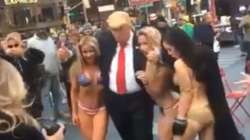 Fact Check: Sensational video showing Trump with bikini-clad women is fake