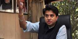 A file photo of Congress leader Jyotiraditya Scindia