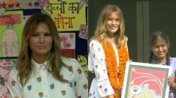 Melania Trump's best 'happiness class' moments with children captured on camera. See videos