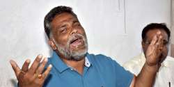 A file photo of former MP Pappu Yadav