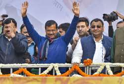 AAP MLAs elect Arvind Kejriwal as leader of legislature party