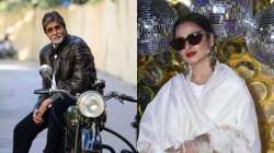 Rekha calls Amitabh Bachchan's photo 'danger zone' during Dabboo Ratnani calendar launch. Watch vide