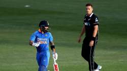 Virat Kohli and Tim Southee