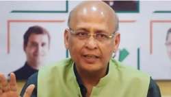 A file photo of Congress spokesperson Abhishek Manu Singhvi (PTI)