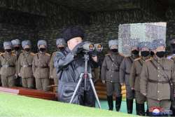 North Korea fires unidentified projectiles into eastern sea