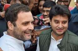 File Image of Rahul Gandhi and Jyotiraditya Scindia