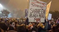 A file photo of protest at Shaheen Bagh