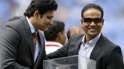 Anil Kumble with Sunil Joshi 