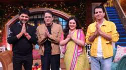 TKSS: Ramayan's Ram, Sita aka Arun Govil and Dipika Chikhlia have fun time in Kapil Sharma's show. W