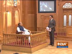 Jyotiraditya Scindia felt he was let down by Congress: Rajnath Singh in Aap Ki Adalat