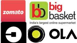 zomato, swiggy, ola, uber, bigbasket, grofers, coronavirus, coronavirus lockdown in india, digital i