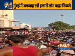 Hundreds of migrant workers had gathered at the Bandra train station on April 14, in hopes that trains would be plying for their hometowns