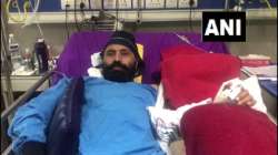 Chandigarh ASI Harjeet Singh, whose hand was chopped off, recovering