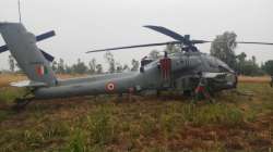 Punjab: IAF helicopter makes emergency landing in Hoshiyarpur village