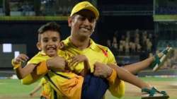 MS dhoni with Gibran