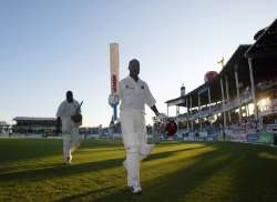 Brian Lara following his historic 400*