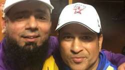 Sachin Tendulkar and Saqlain Mushtaq