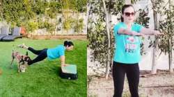  Lockdown Diaries: Preity Zinta loves to work out with her pet dog