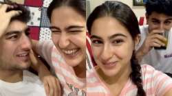 Sara Ali Khan is back with her 'Knock Knock' jokes, brother Ibrahim can't stop laughing