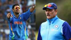 Yuvraj Singh and Ravi Shastri