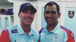 damien martyn, ms dhoni, ms dhoni damien martyn, ms dhoni picture