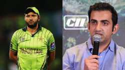 gautam gambhir, shahid afridi, gautam gambhir vs shahid afridi