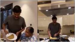 Chiranjeevi takes up 'Real Man challenge' by making pesarattu for mother, nominates Rajinikanth (Vid