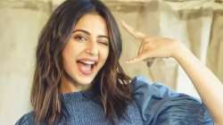 Rakul Preet Singh tries the Handstand T-shirt Challenge