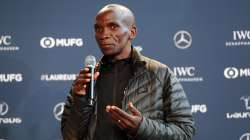 Eliud Kipchoge urges athletes to continue training to avoid injury