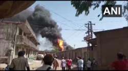 Fire breaks out at chemical godown in Thane's Bhiwandi 