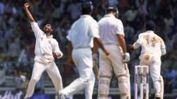 Harbhajan Singh during the 2001 Australia series