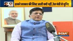 Railways Minister Piyush Goyal during an exclusive conversation with India TV on Monday